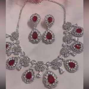 Necklace with ear rings